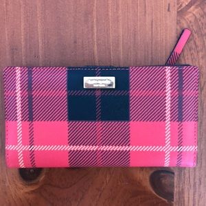 Kate Spade Wallet- red and black plaid